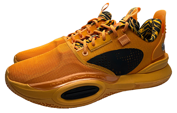 Li Ning All City 10 Basketball Shoes Men’s Low Top Black/Yellow