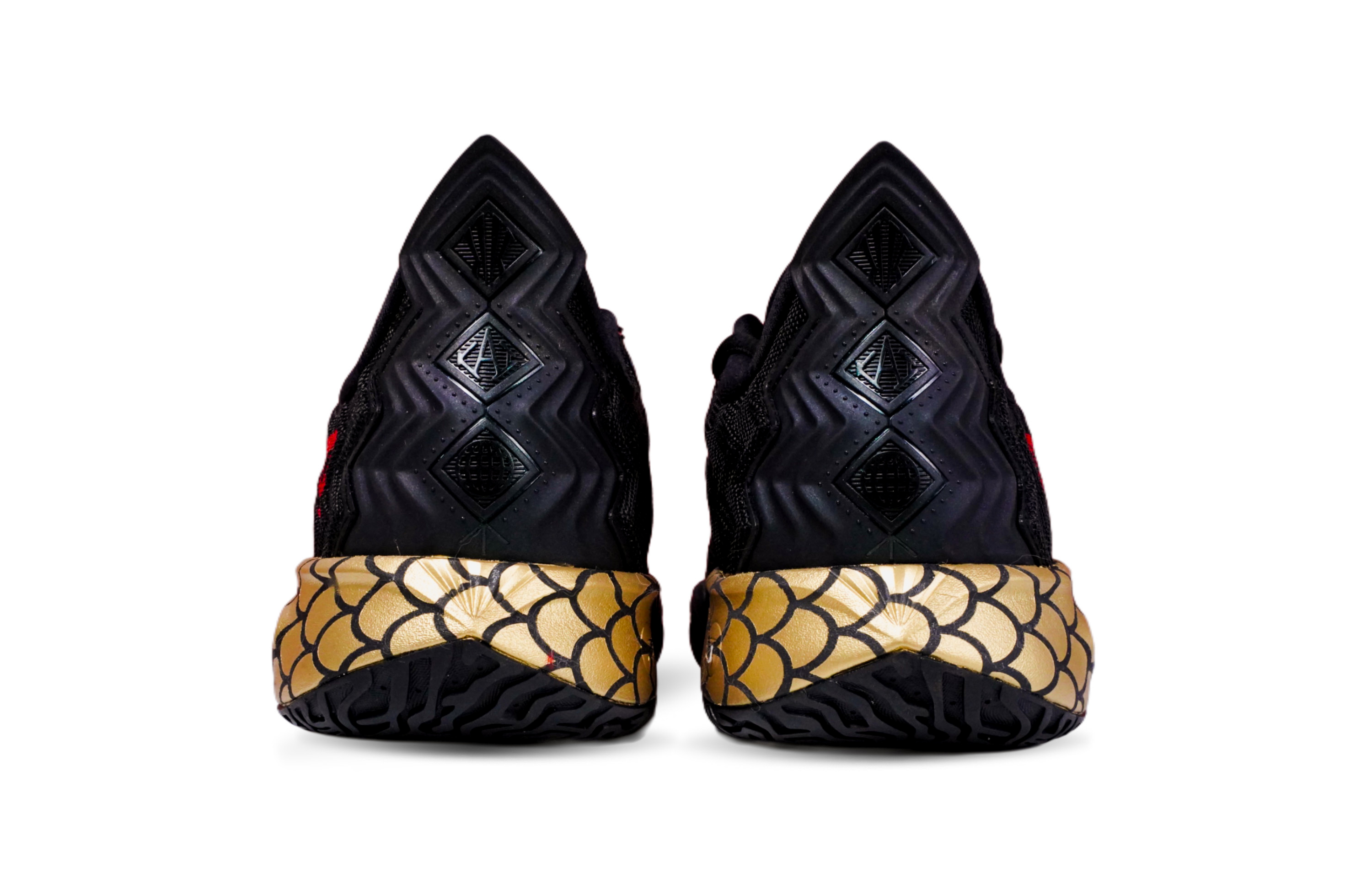 Anta KAI 2 Cushioning Abrasion Resistant Rebound Low top Basketball Shoes Men’s Black Gold