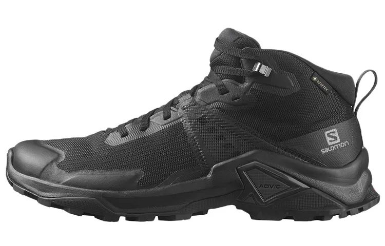 SALOMON Gore Tex Mountaineering & Hiking Shoes Men's Mid Top Black