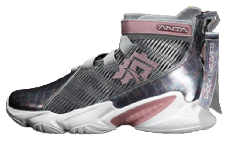 Anta Player 1 Textile, Synthetic Leather Cushioning Slip Resistant Abrasion Resistant Breathable High top