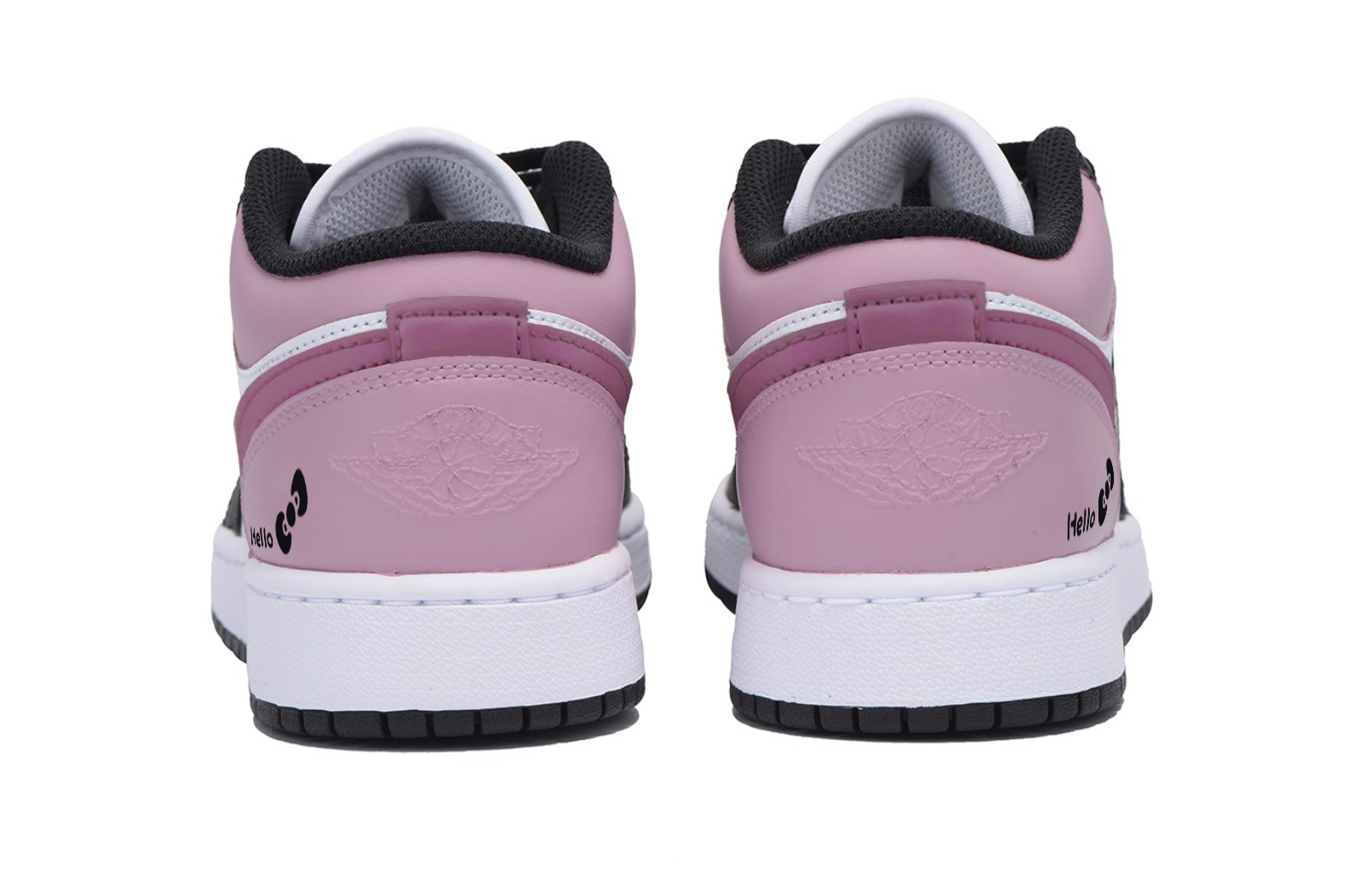 Jordan Air Jordan 1 Low top Vintage Basketball Shoes Men’s White Pink