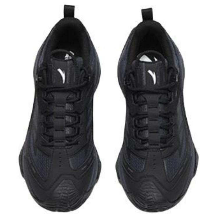 Anta Tracker Textile, Synthetic Leather Slip Resistant Abrasion Resistant Low top Mountaineering Shoes Men’s Black