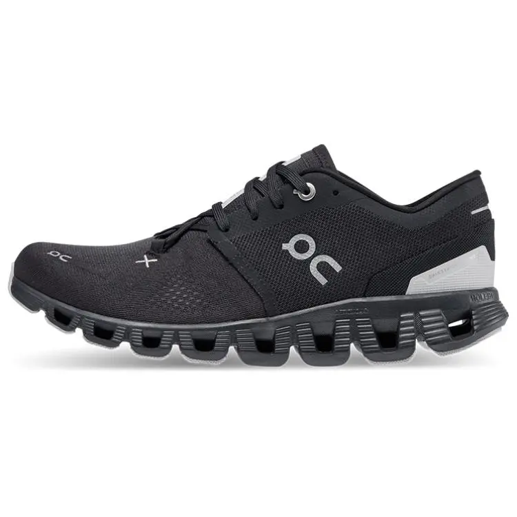 On Cloud X 3 Comfortable Round Toe Low top Training Shoes Women's Black