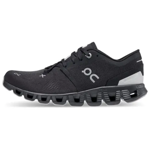 On Cloud X 3 Comfortable Round Toe Low top Training Shoes Women's Black