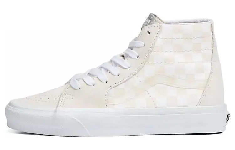 Vans Abrasion Resistant High top Skateboard Shoes Unisex Yellow White