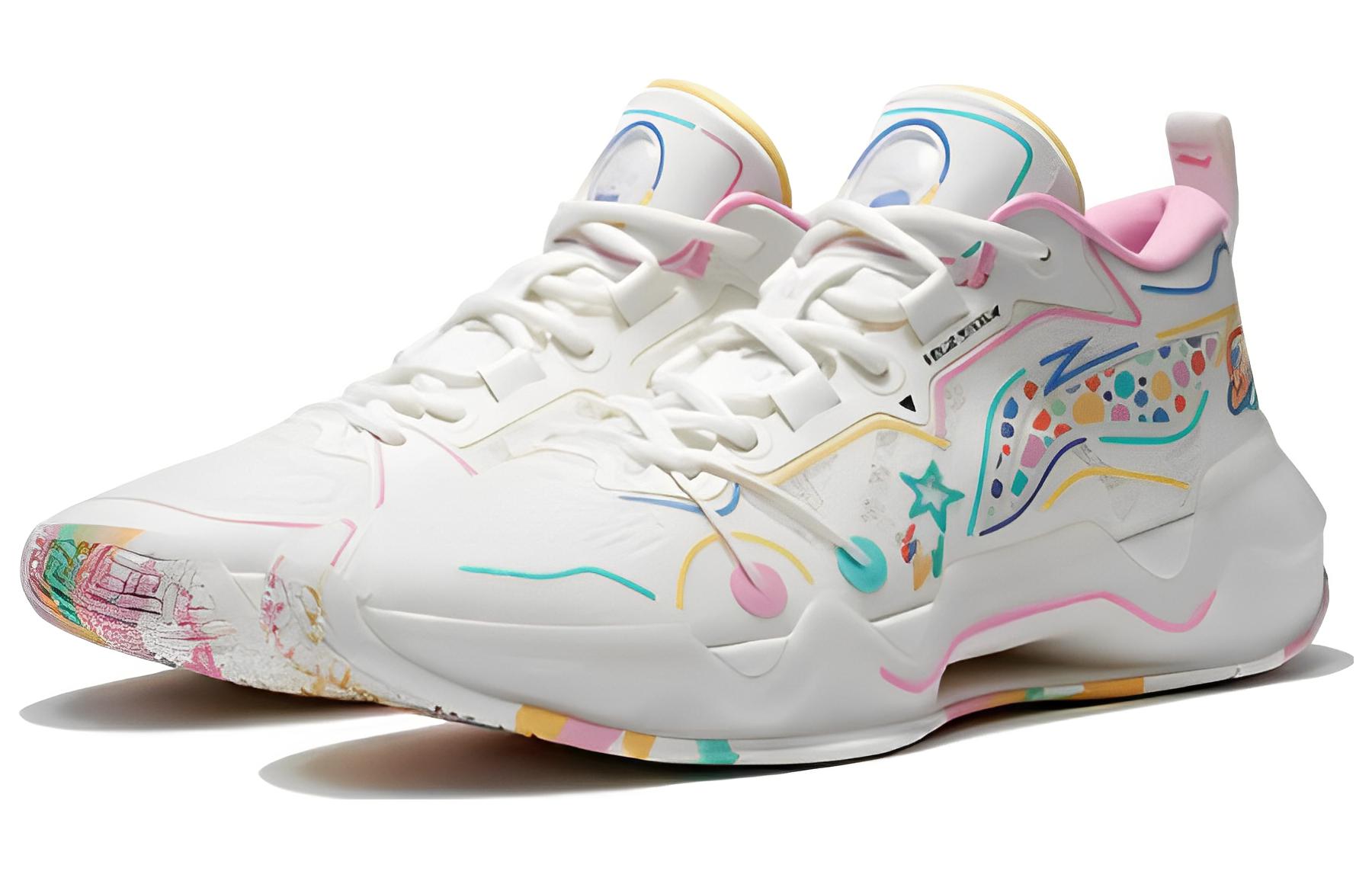 Disney x Li Ning Liren 2 Low Textile, Synthetic Leather, TPU Wear resistant And Lightweight Low top Basketball Shoes