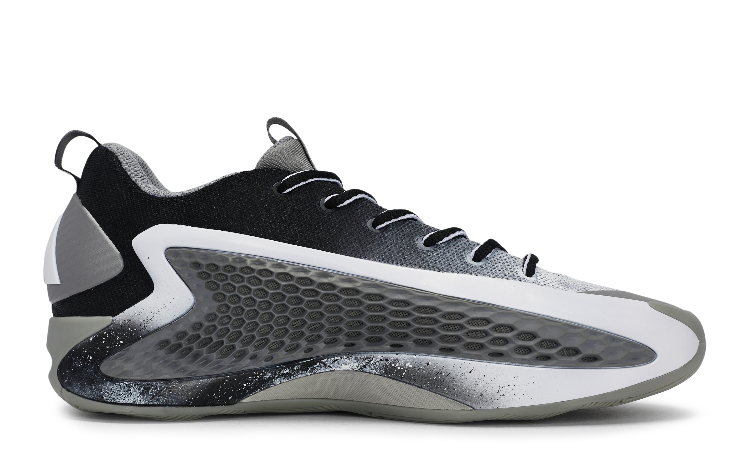 Adidas A.E. 1 Basketball Shoes Unisex Low Top Black/White/Gray