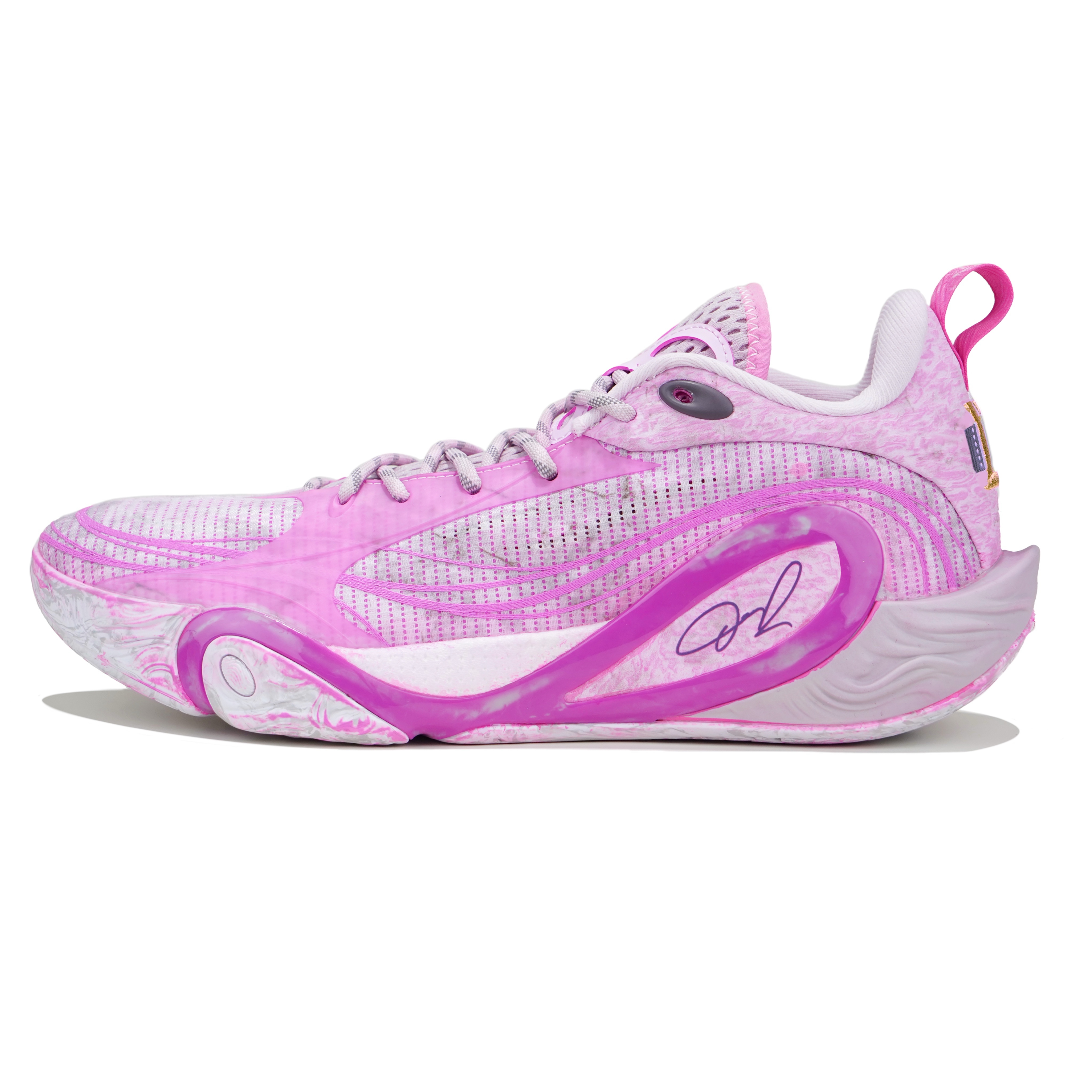 Li Ning DLO1 Low top Basketball Shoes Men’s Dirty Pink
