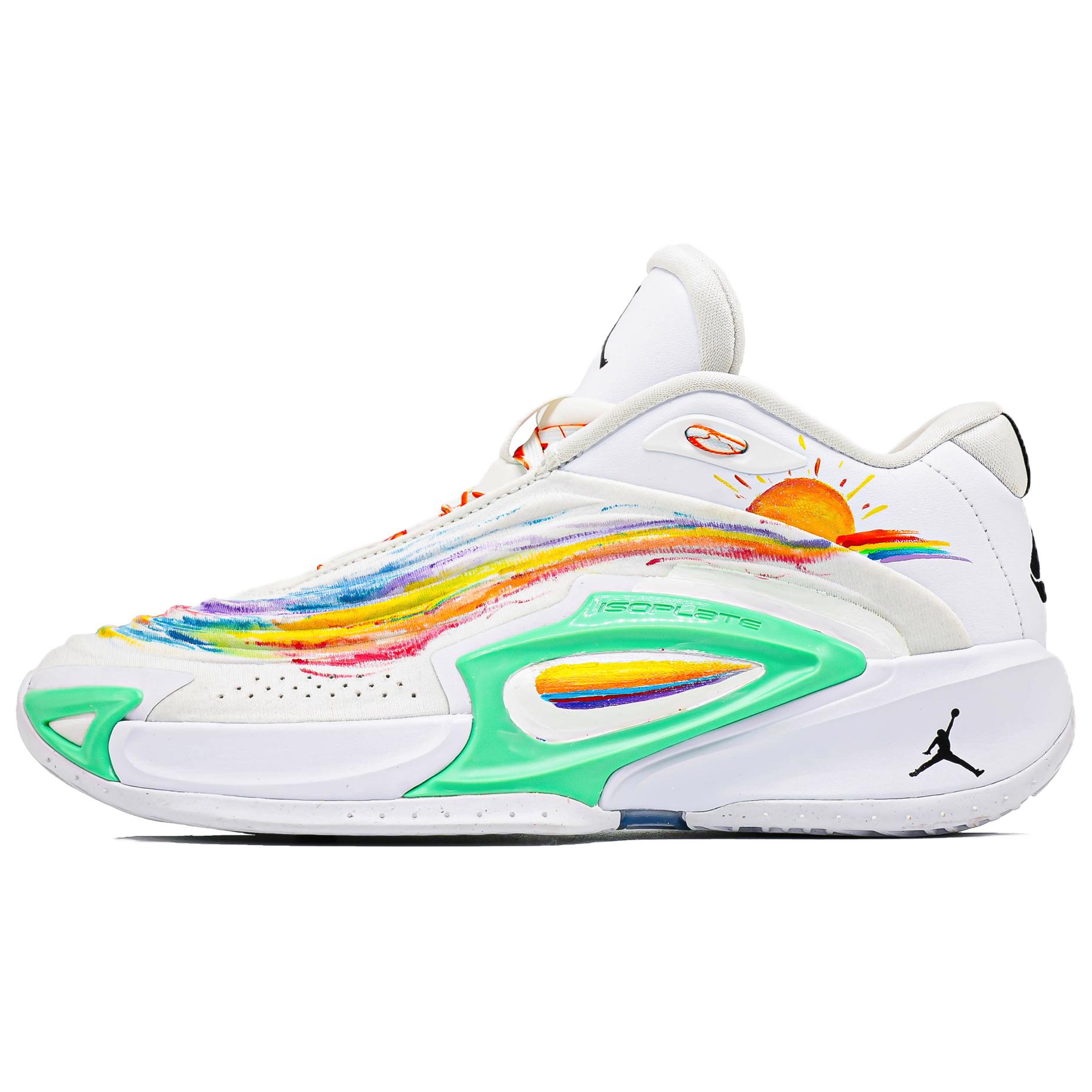 Jordan Luka 3 Cushioning Low top Basketball Shoes Unisex White