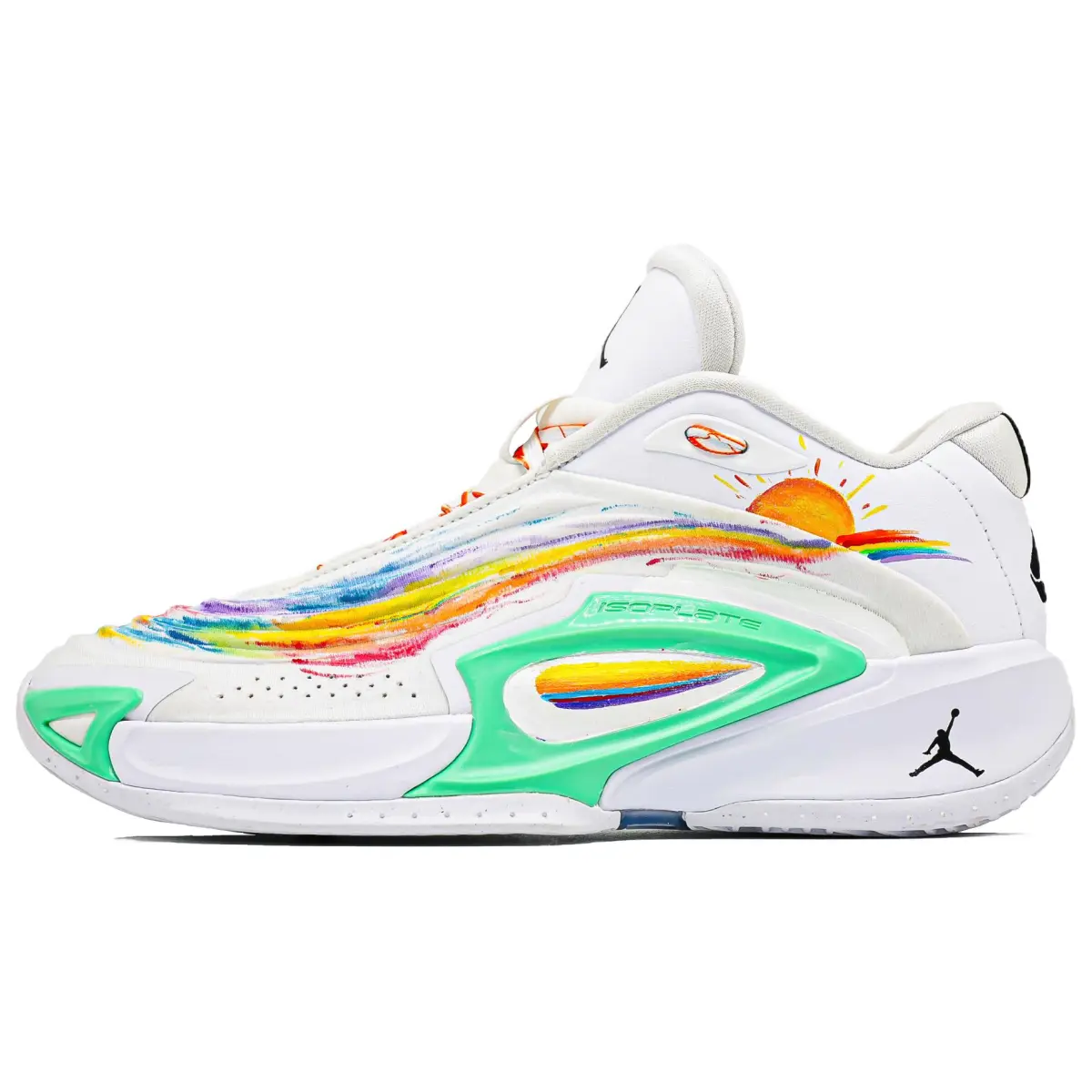 Jordan Luka 3 Cushioning Low top Basketball Shoes Unisex White