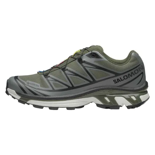 SALOMON XT 6 Waterproof Low top Training Shoes Unisex Green Gray