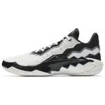 Anta Cushioning, Wear Resistant Low top Basketball Shoes Men's White Black