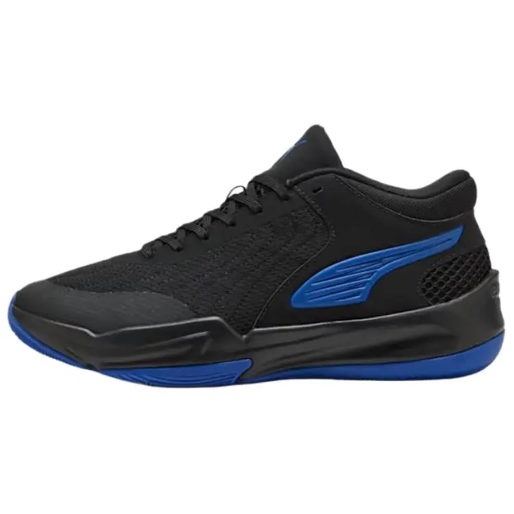 PUMA Court Pro 2 Mesh Breathable Lightweight Support Basketball Shoes Men's Black Blue