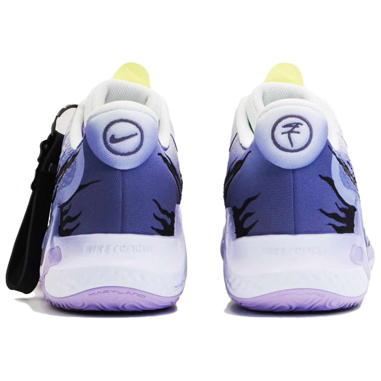 Nike KD Trey 5 IX Slip Resistant Abrasion Resistant Mid top Vintage Basketball Shoes Unisex Purple
