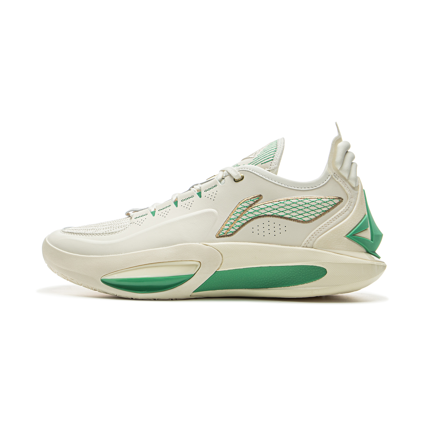 Li Ning JB3 Coverage Anti Rollover Low top Basketball Shoes Men’s Ivory