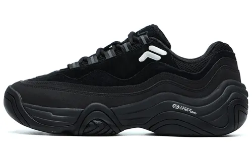 FILA FUSION HERITAGE BASKETBALL Handle Low top Vintage Basketball Shoes Men's Black