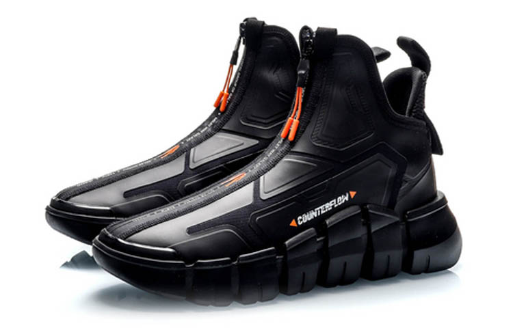 Li Ning CF Slip Resistant Abrasion Resistant High top Basketball Shoes Men’s Black