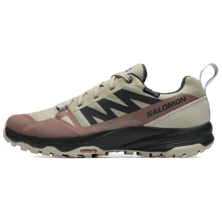 SALOMON Low top Mountaineering Hiking Shoes Women's Brown Black