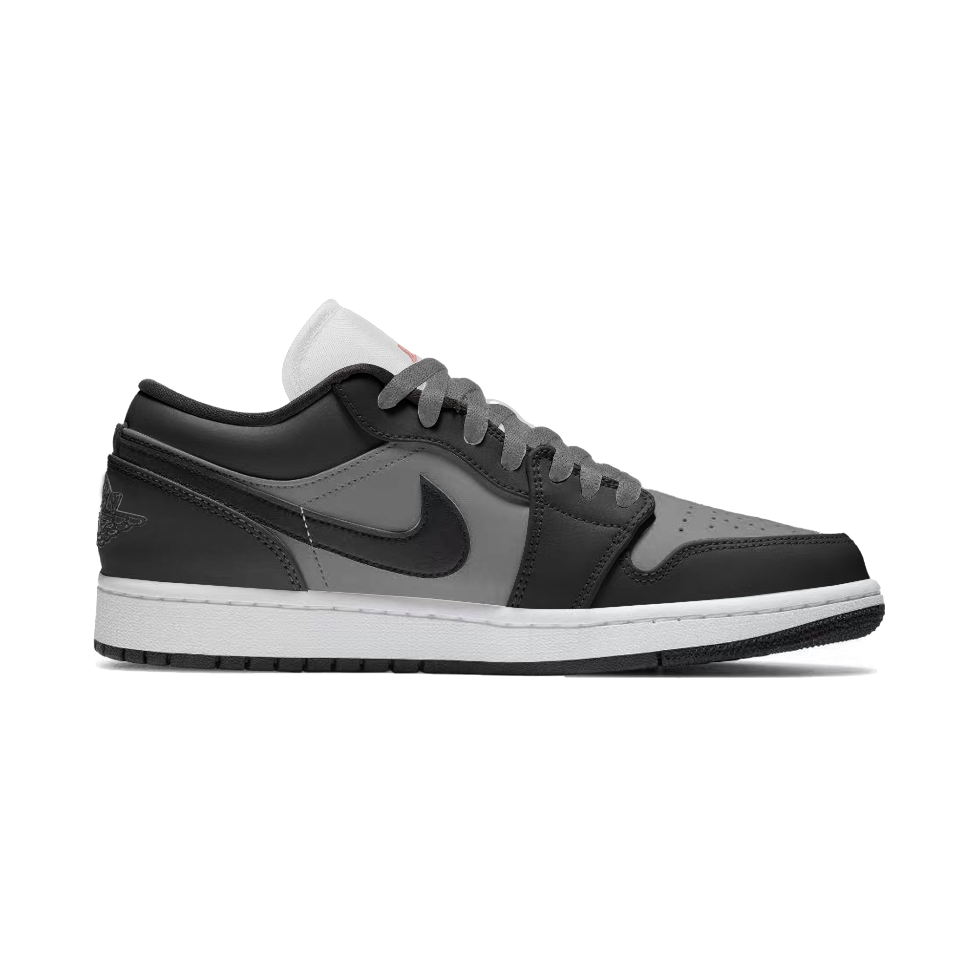 Jordan Air Jordan 1 Abrasion Resistant Abrasion Resistant Low top Vintage Basketball Shoes Unisex Black
