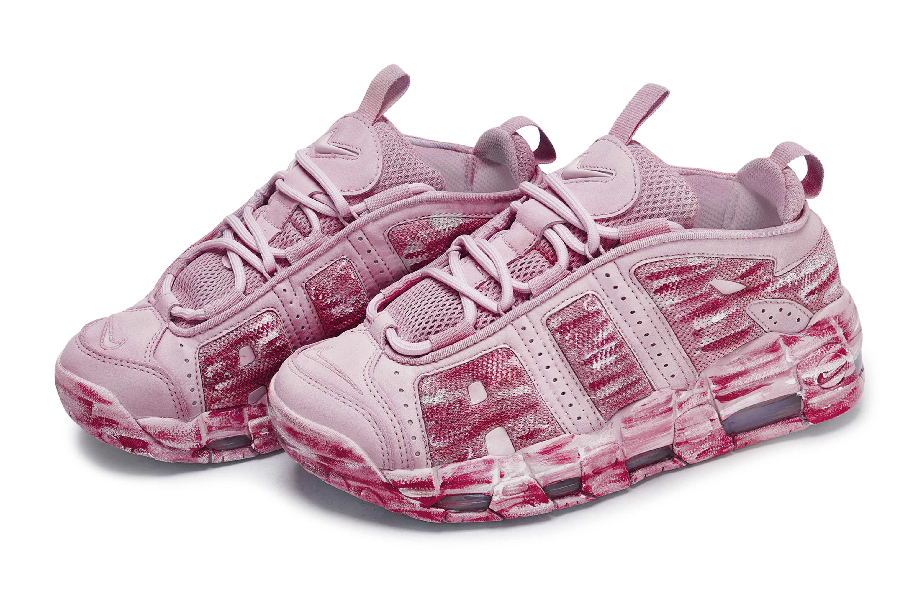 Nike Air More Uptempo Made In 811, Yunyi Nanshan Powder, Special Shoebox Abrasion Resistant Low top