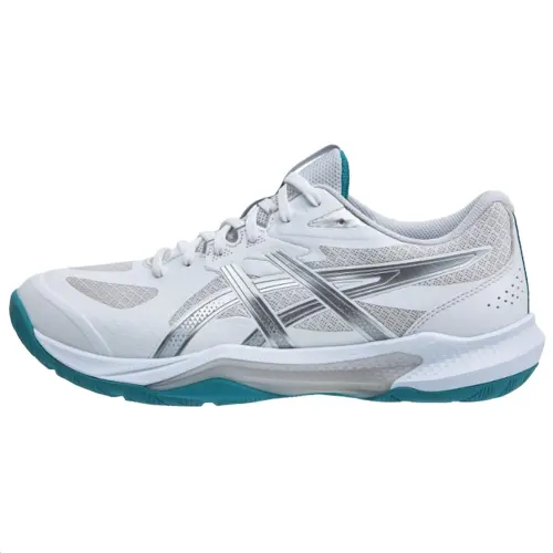 Asics GEL TACTIC 13 Breathable Support Training Shoes Unisex White Silver