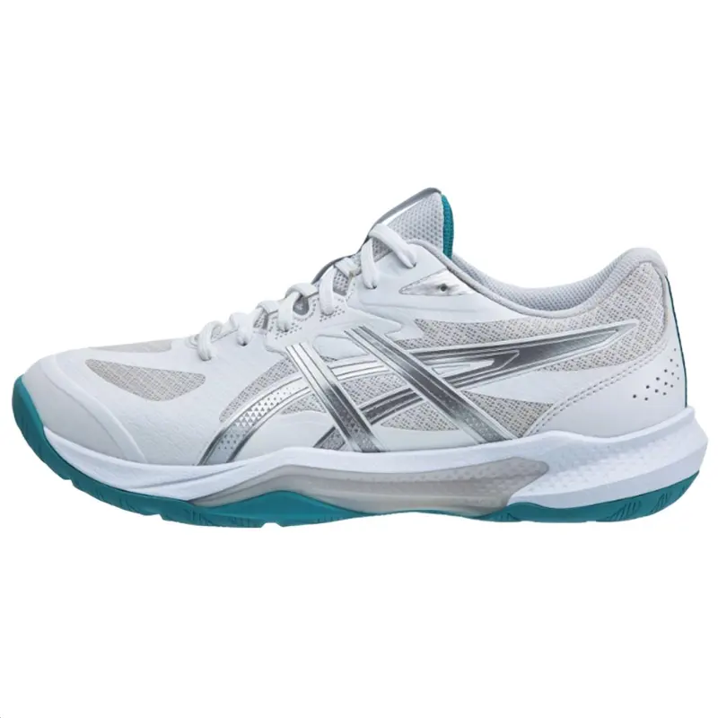 Asics GEL TACTIC 13 Breathable Support Training Shoes Unisex White Silver