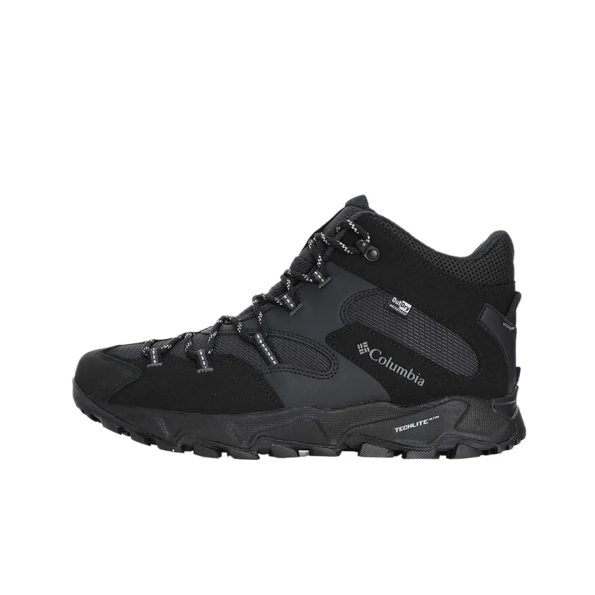 Columbia Mid top Mountaineering Shoes Men's Black Wide Fit