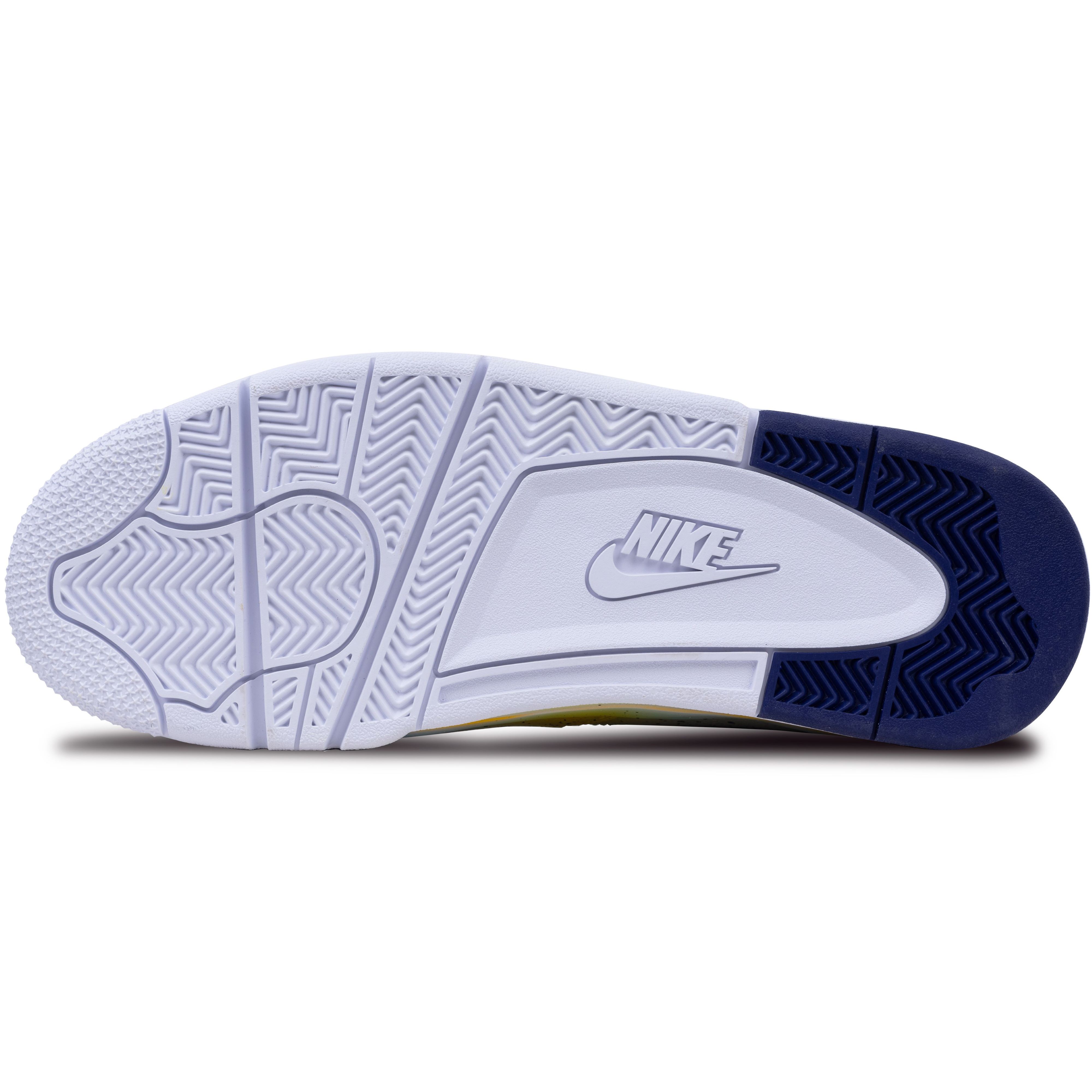 Nike Flight Legacy Vintage Basketball Shoes Men’s Mid Top Blue/Yellow/Black
