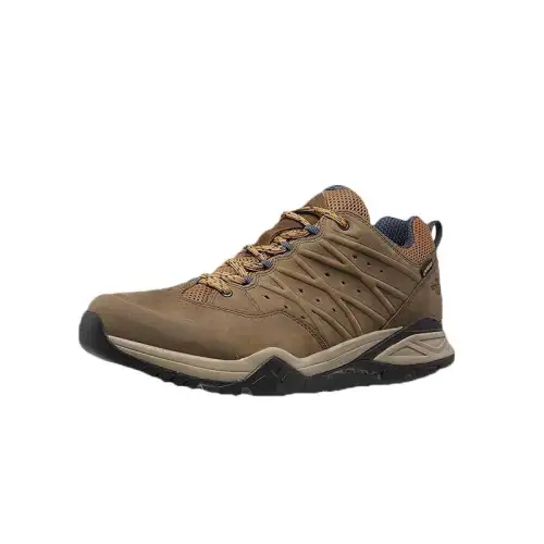 THE NORTH FACE Slip Resistant Low top Hiking Shoes Men's Umber