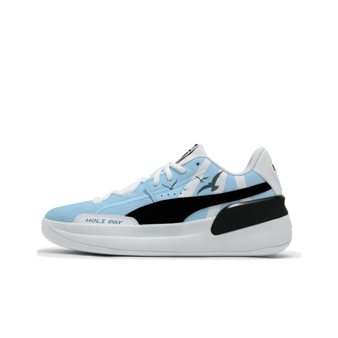 PUMA Clyde Hardwood Team Abrasion Resistant Low top Basketball Shoes Unisex