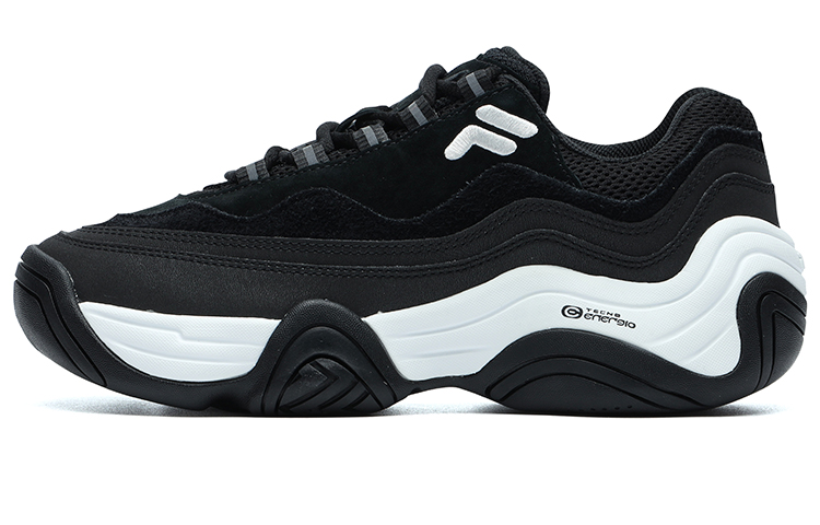 FILA FUSION HERITAGE BASKETBALL Handle Low top Vintage Basketball Shoes Women’s Black White