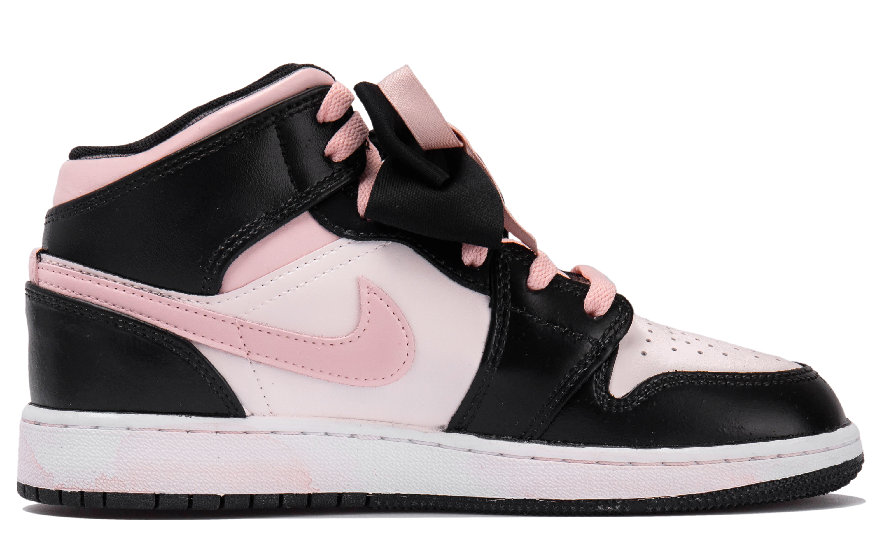 Jordan Air Jordan 1 Low top Vintage Basketball Shoes Women’s Black Pink