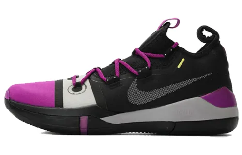Nike Kobe AD EP Vivid Purplr Kobe Mamba Lace-up Anti-slip Lightweight Low-top Practical basketball shoes Men's Black Purple
