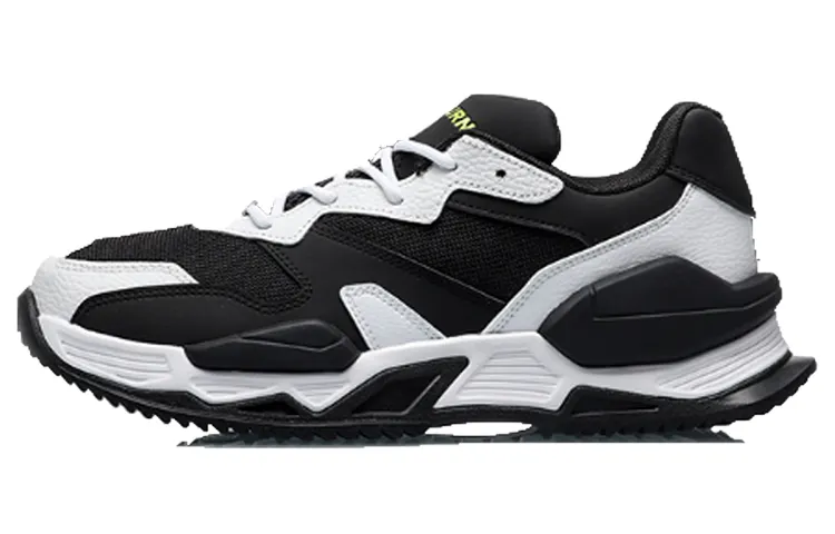 Li Ning Reburn Low top Basketball Shoes Men's Black White