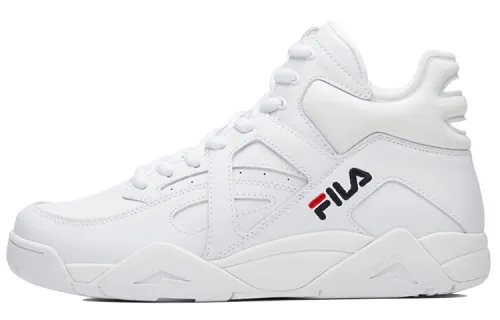 FILA FUSION Cage Mid top Vintage Basketball Shoes Men's FILA White