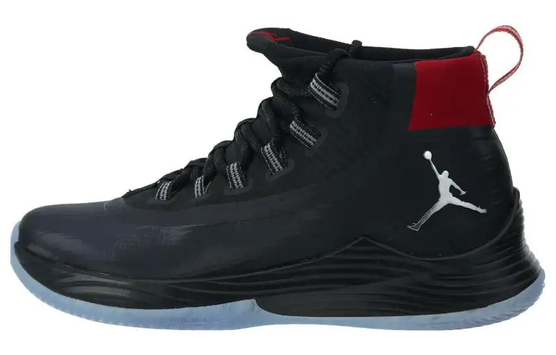 Jordan Ultra Fly 2 Black/Metallic Silver Gym Red