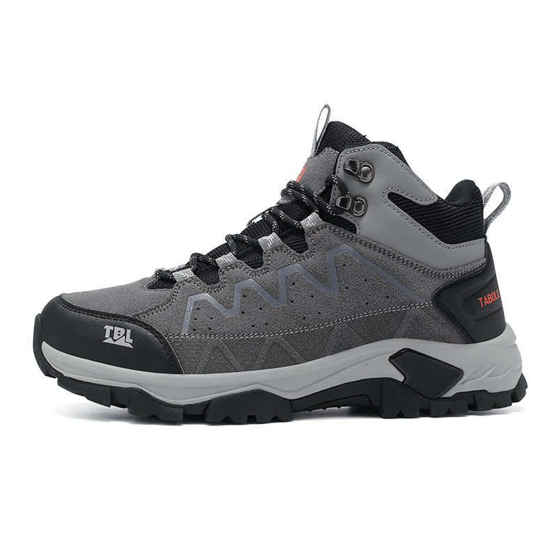 TABOLU Cushioning Slip Resistant Abrasion Resistant High top Hiking Shoes Men’s