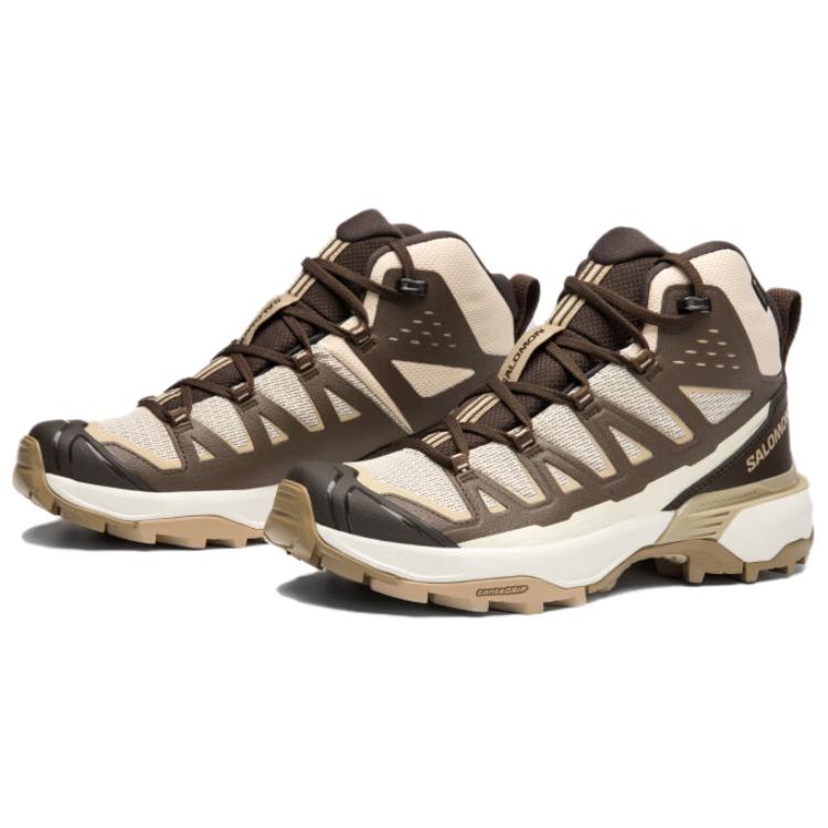 SALOMON X ULTRA 360 Waterproof Support Mid top Hiking Shoes Women’s Brown