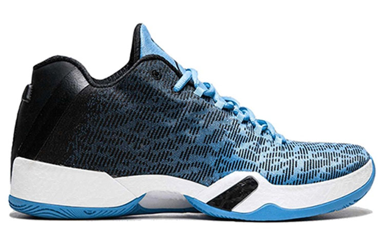 Мужские кроссовки Jordan Air Jordan 29 Low UNC (сине-черные) — фото 2