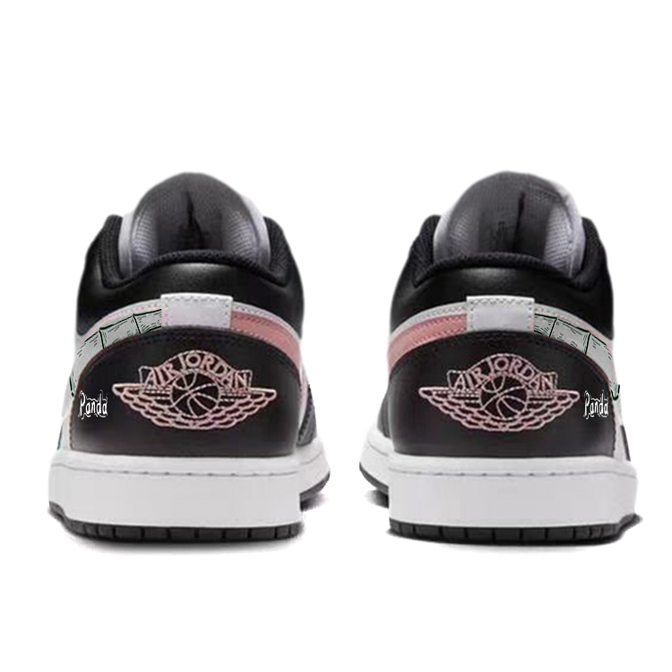 Jordan Air Jordan 1 Vintage Basketball Shoes Unisex Low Top White/Black