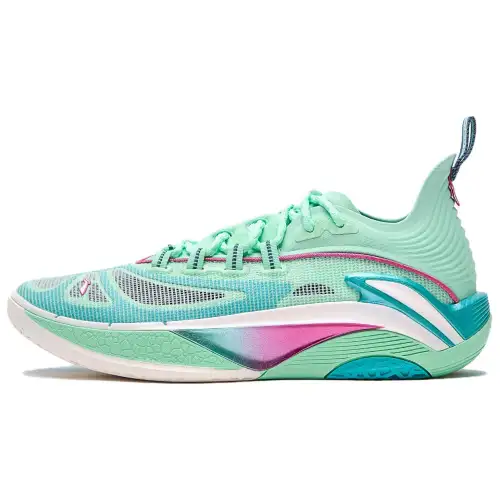 LiNing Li Ning Anti-Wolf Hunting 1 SUPER Weichu Youcai Super Technology Full-length TPU booster plate Lighter and more flexible Quick start Cushioning grip Stable control Low-top basketball shoes Men's Mint Green