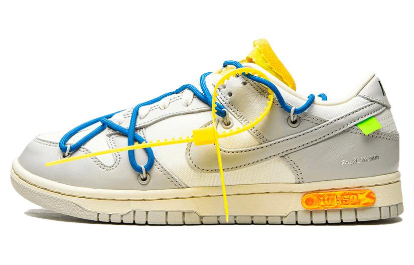 Кроссовки OFF-WHITE OFF-WHITE x Nike Dunk The 50 NO.10 (серый / белый)