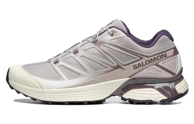 SALOMON XT Pathway Slip Resistant Abrasion Resistant Low top Running Shoes Unisex Gray Purple