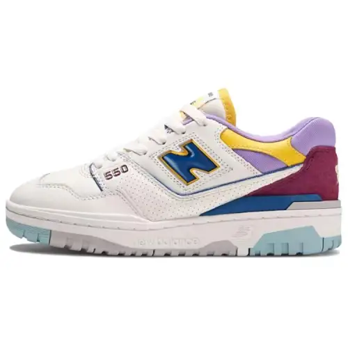 New Balance NB 550 Abrasion Resistant Low top Vintage Basketball Shoes Women's White