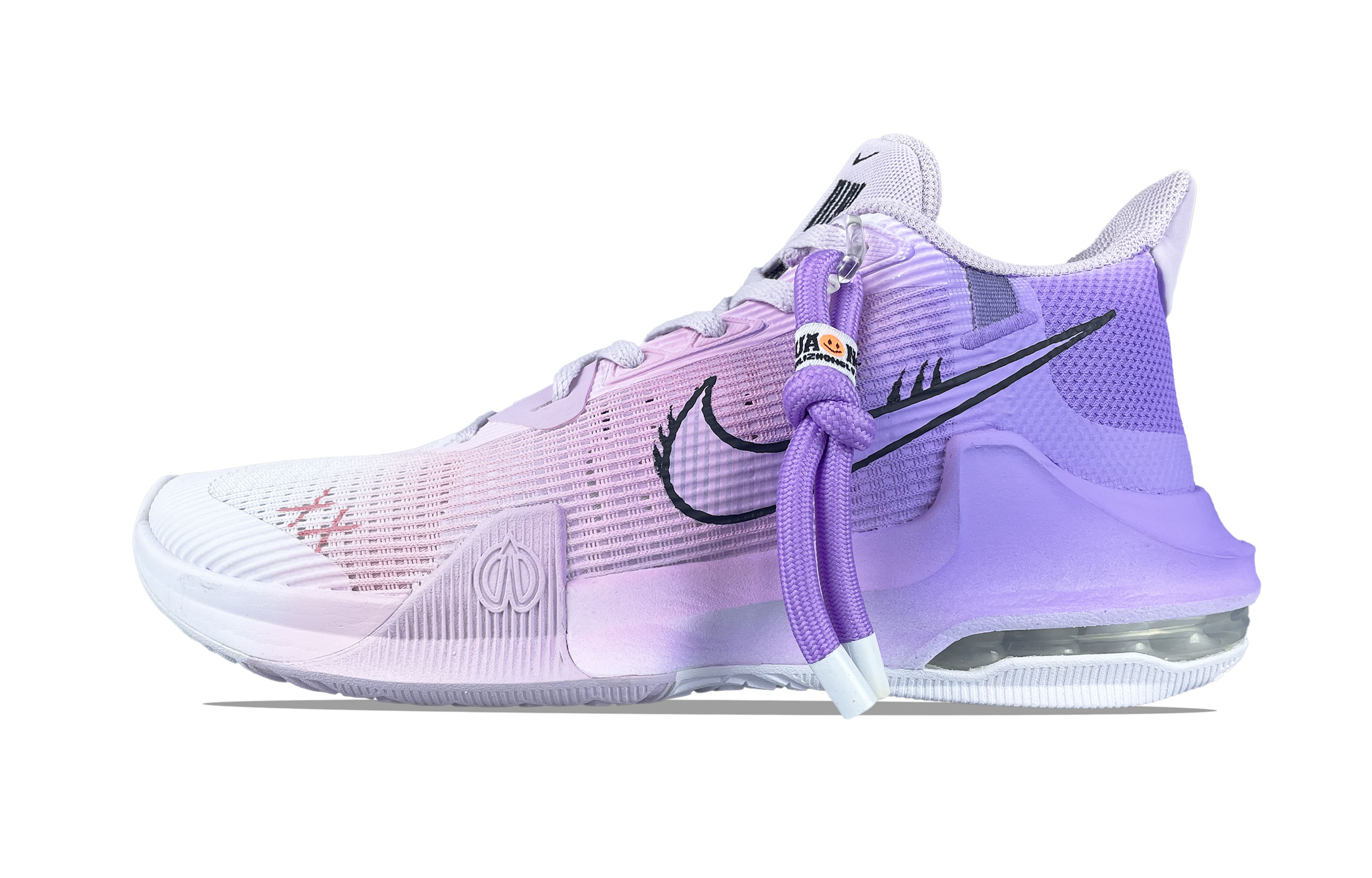 Nike Air Max Impact Basketball Shoes Unisex Low Top Pink