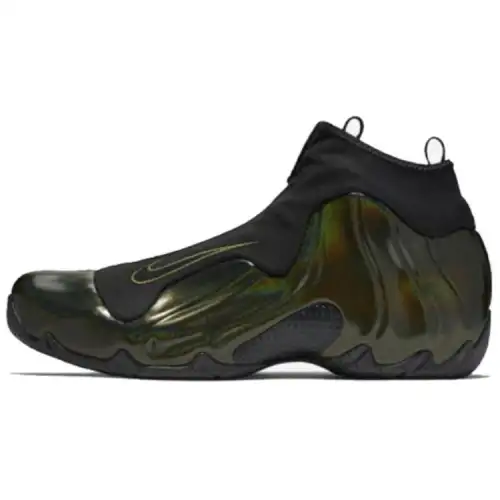 Nike Air Flightposite OG Legion Green Mid-top Retro Basketball Shoes Men's Army Green