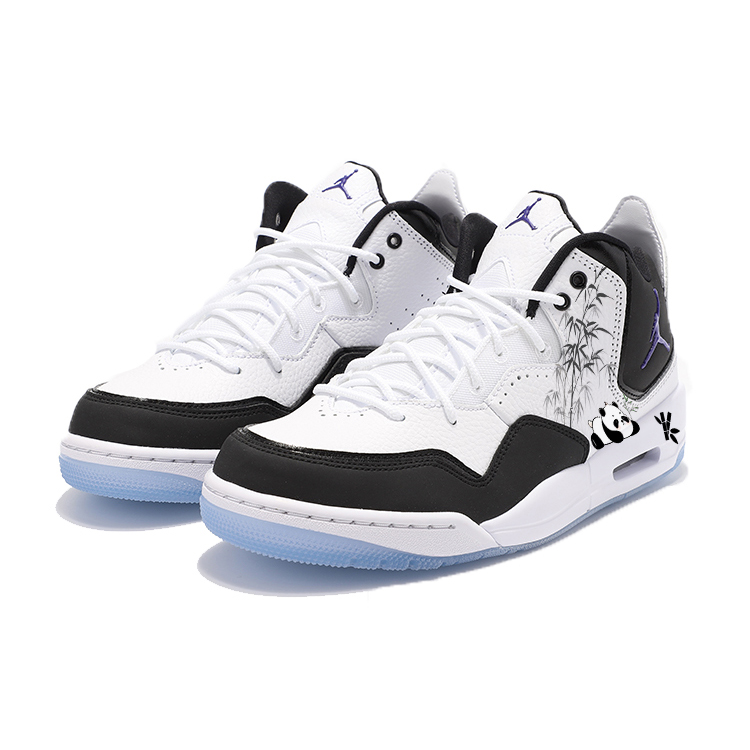 Jordan Courtside 23 Vintage Basketball Shoes Women’s Mid Top Black/White