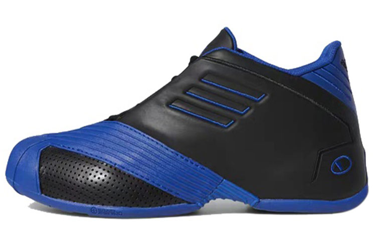 Adidas T mac 1 PACK replica shock-absorbing support mid-top basketball shoes men's blue black 2019 version