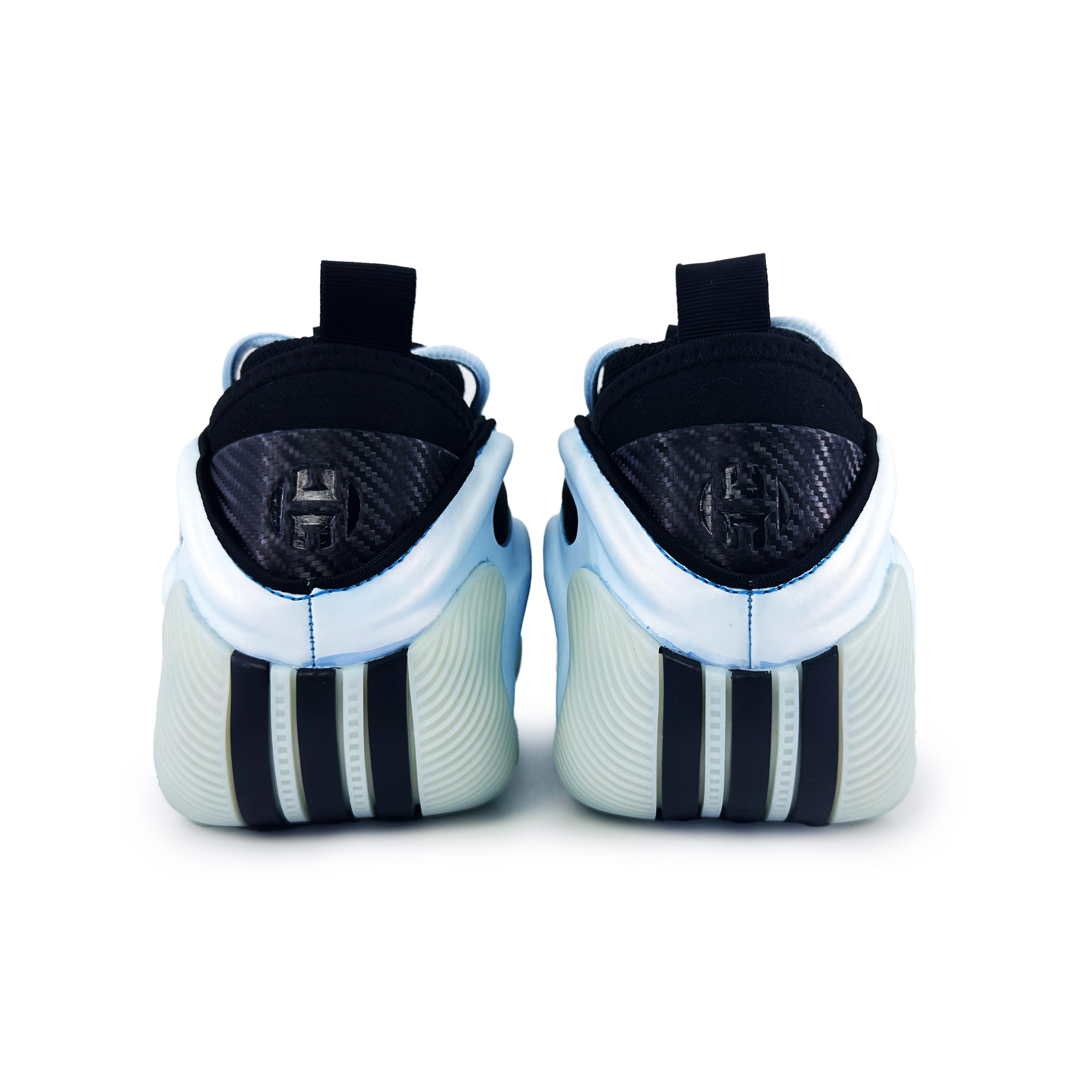 Adidas Harden Vol.9 Aurora Blue Slip Resistant Abrasion Resistant Mid top Basketball Shoes Men’s Fluorescent Blue