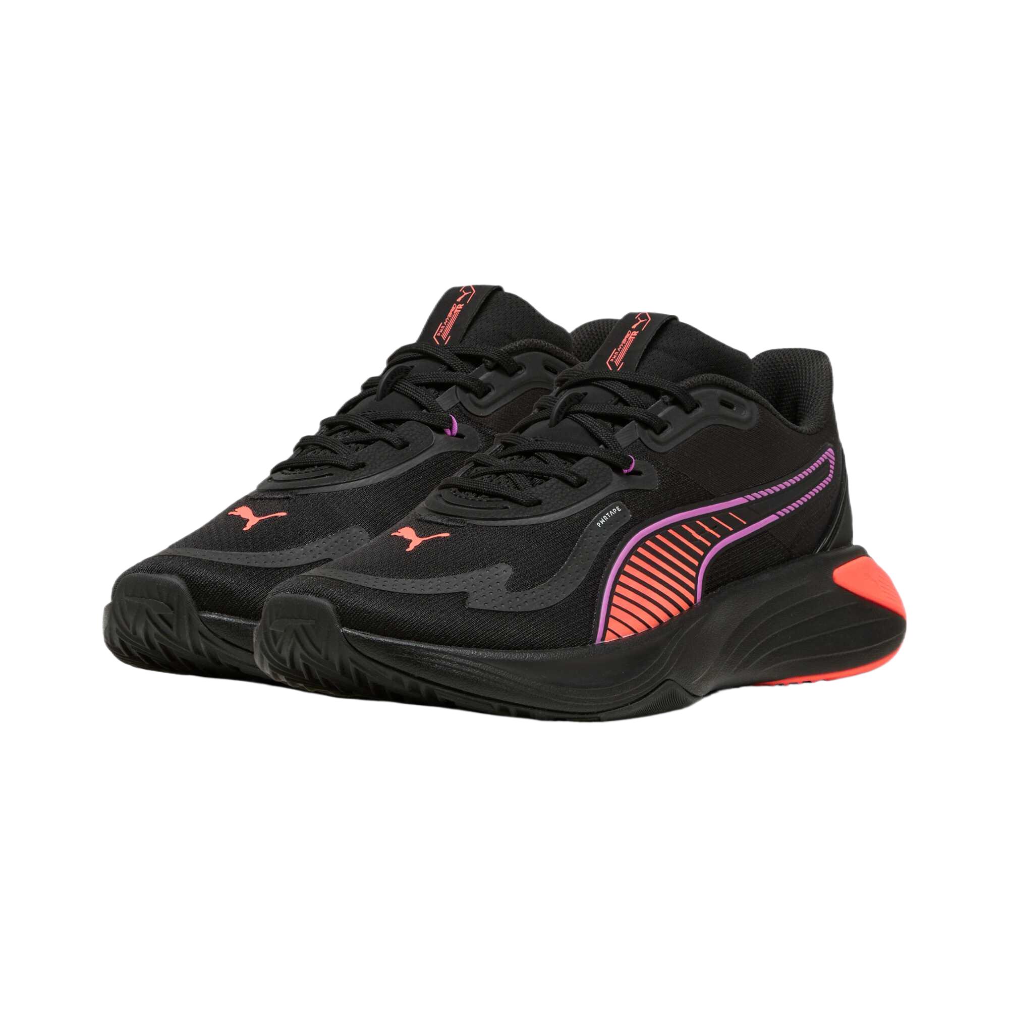 PUMA Comfortable Abrasion Resistant Low top Training Shoes Unisex Black